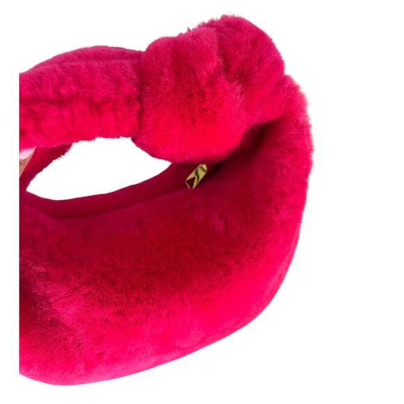 Bottega Veneta Shearling Mini Jodie Bag in Lollipop & Gold - Picture 6 of 15